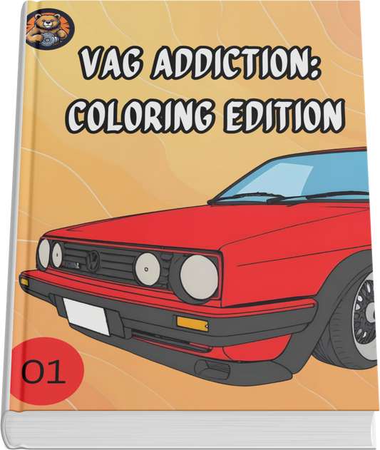 VAG ADDCTION: COLORING EDITION - 50 Legendary Cars